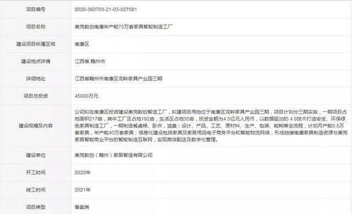 投資4.5億元！美克數創智能制造工廠落子南康，開啟家居產業數字化新篇章